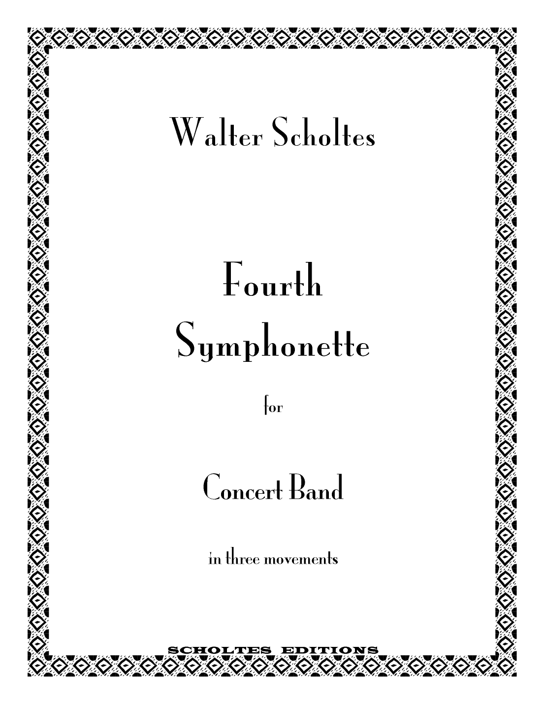 Fourth Symphonette for Band