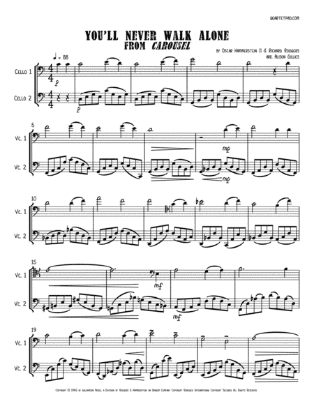 You'll Never Walk Alone (arr. Alison Gillies)