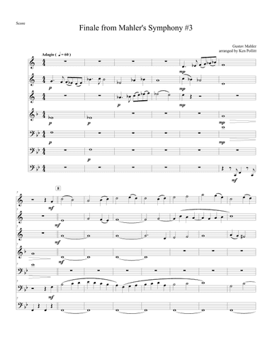 Finale To Symphony No. 3 (arr. Ken Pollitt)