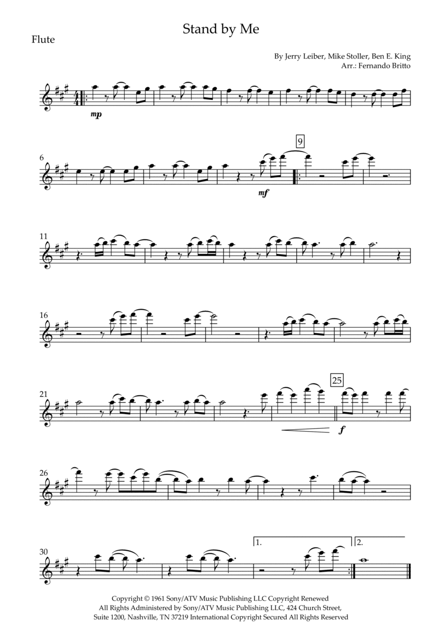 Stand By Me (arr. Fernando Britto)