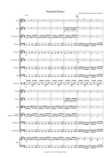 Pachelbel Rocks! for School Orchestra (arr. David Burndrett)