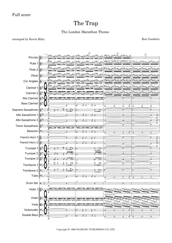 London Marathon Theme (arr. Kevin Riley)