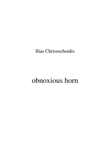 Obnoxious Horn