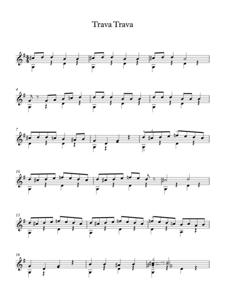 Trava Trava - Traditional Greek Song (arr. Milan Mitic)