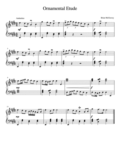 Ornamental Etude