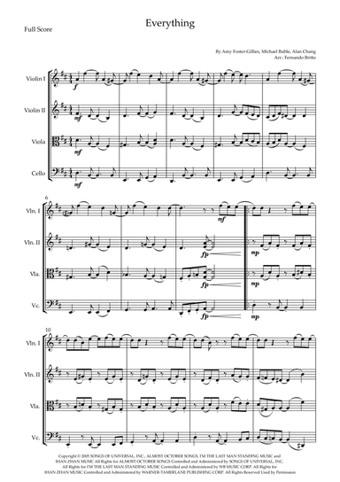 Everything (arr. Fernando Britto)