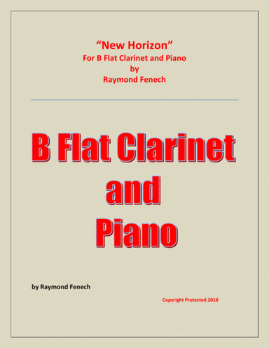 New Horizon - For B Flat Clarinet and Piano