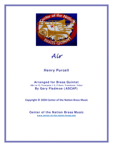 Air (arr. Gary Fladmoe (ASCAP))