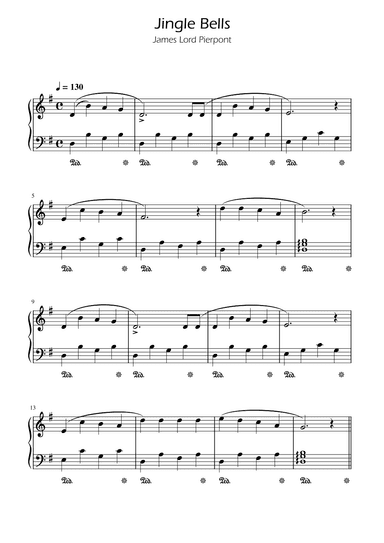 Jingle Bells - Easy Piano (arr. Ygor Nunes)