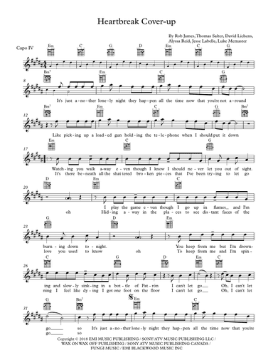 Heartbreak Cover-up (arr. Darren Stewart)