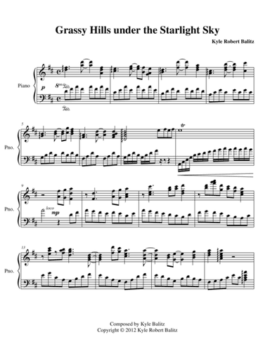 Grassy Hills under the Starlight Sky v2