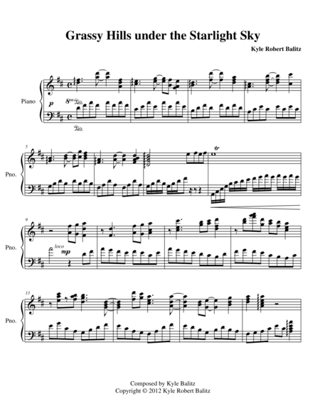 Grassy Hills under the Starlight Sky v2