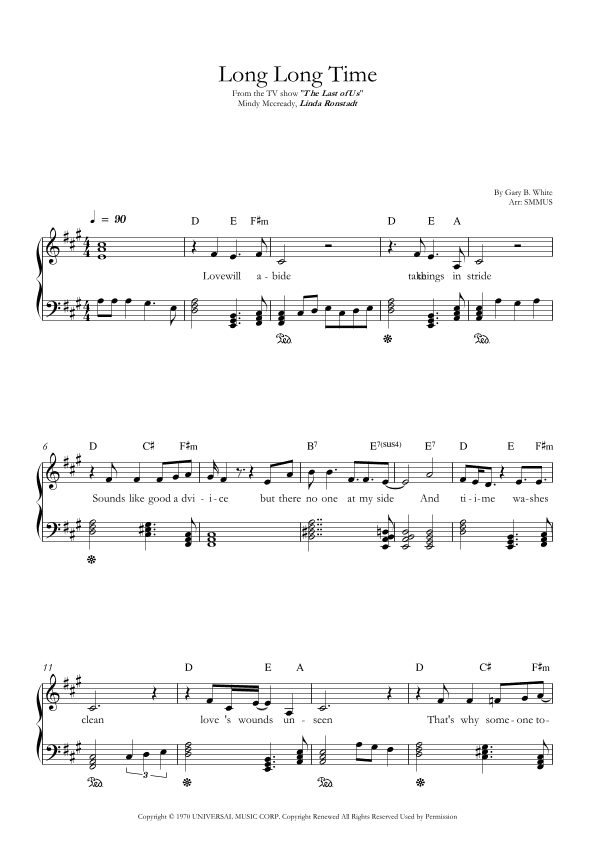 Long Long Time (arr. SMMUS)