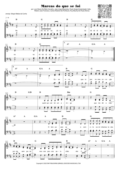Marcas Do Que Se Foi (arr. Sérgio Matias da Cunha)