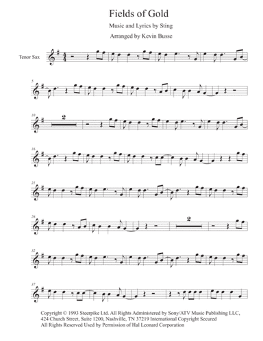 Fields Of Gold (arr. Kevin Busse)