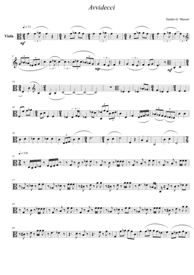 Avvidecci  (Viola part)