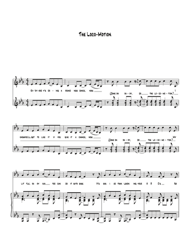 The Loco-motion (arr. Biegler)