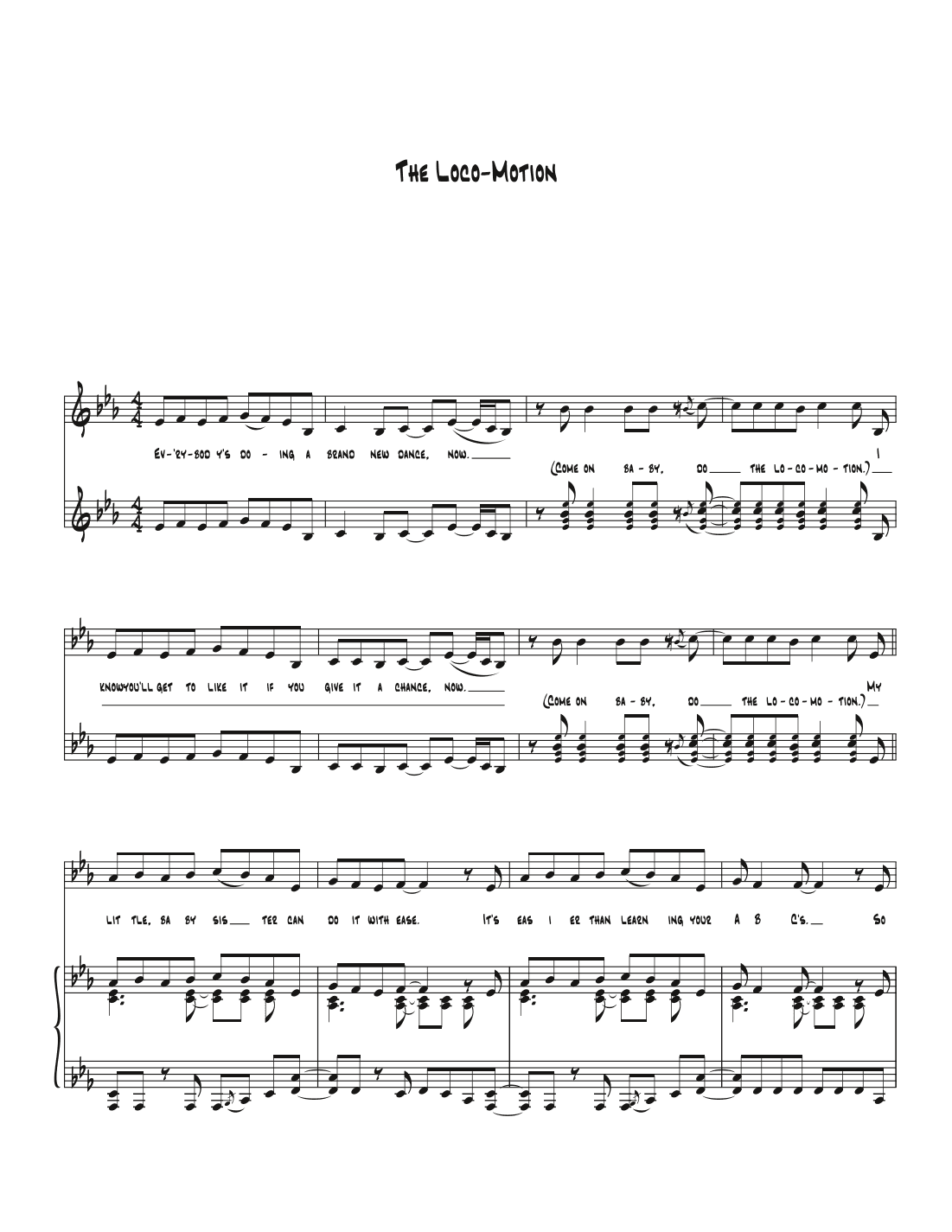 The Loco-motion (arr. Biegler)
