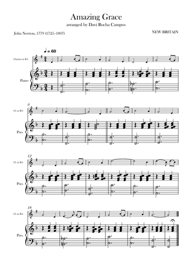Amazing Grace (arr. Davi Rocha Campos)