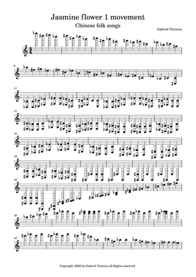 Jasmine Flower 1 mvt