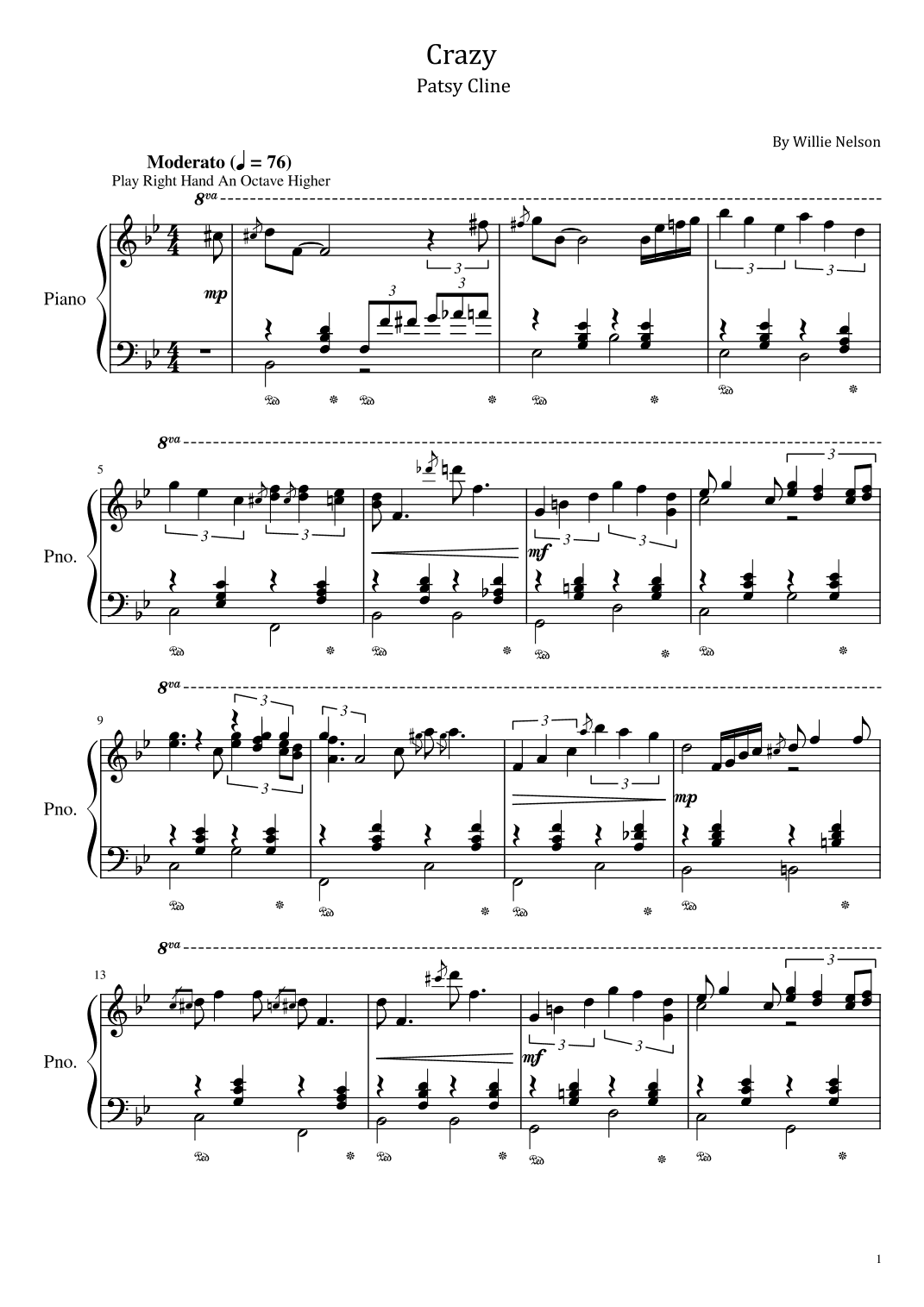 Crazy (arr. poon)