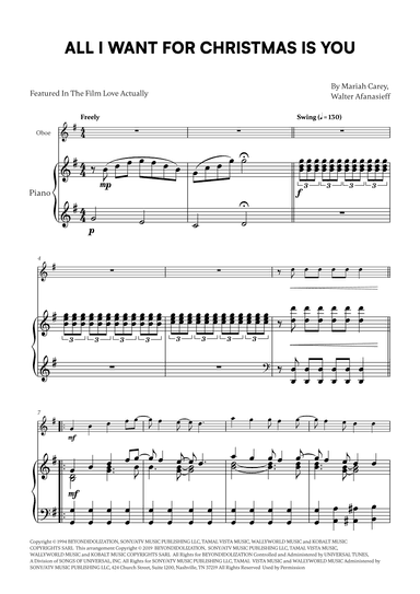 All I Want For Christmas Is You (arr. Cadenza Editions)