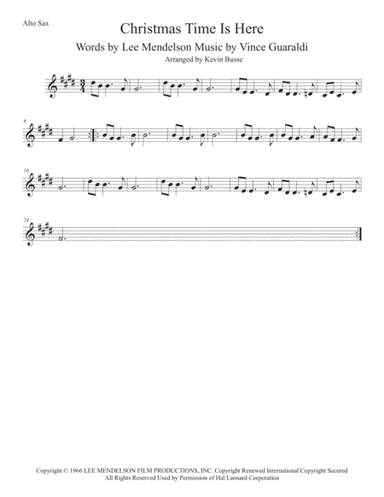 Christmas Time Is Here (arr. Kevin Busse)