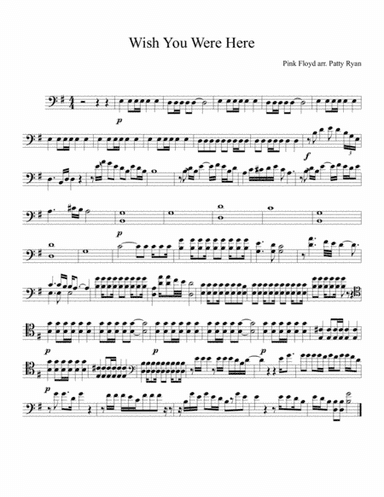 Wish You Were Here (arr. Patricia Ryan)
