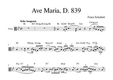 Ave Maria (arr. Golden Skull Editions)