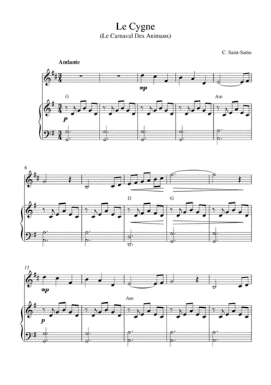 Le Cygne (arr. Kaiserin Rebecca)