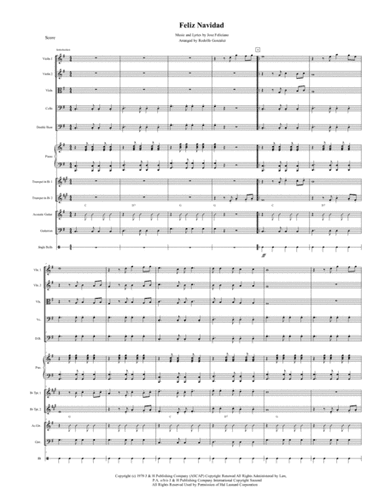 Feliz Navidad (arr. Rodolfo Gonzalez)