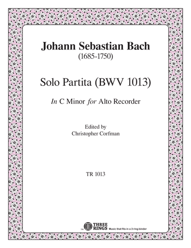Partita in C minor for Solo Instrument (BWV 1013) (arr. Christopher Corfman)
