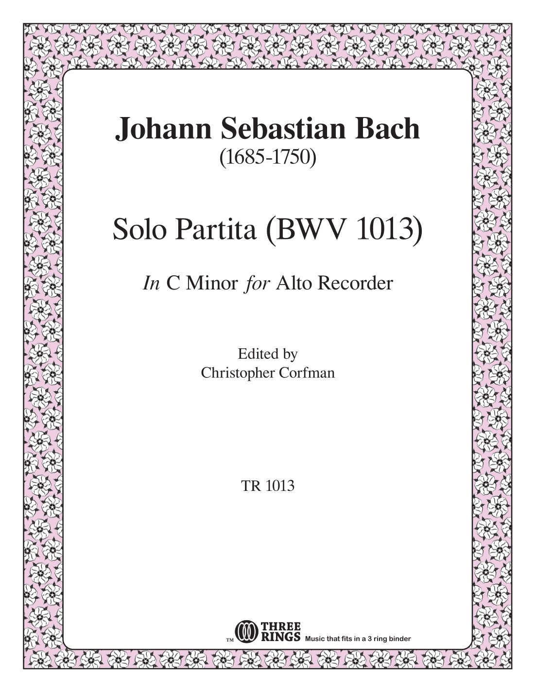 Partita in C minor for Solo Instrument (BWV 1013) (arr. Christopher Corfman)