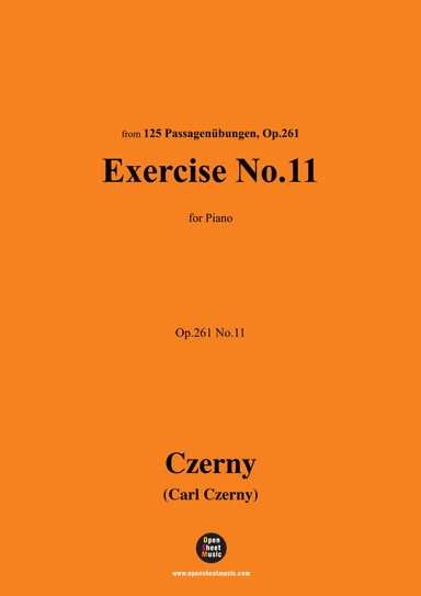 C. Czerny-Exercise No.11,Op.261 No.11 (arr. OSM Press)