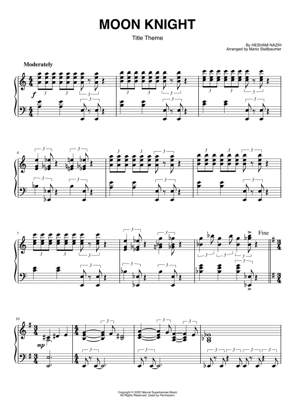 Moon Knight (arr. Mario Stallbaumer)