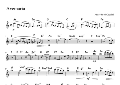 Ave Maria (arr. pfkaori)