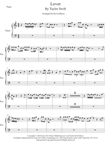 Lover (arr. Kevin Busse)