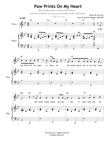 Paw Prints On My Heart