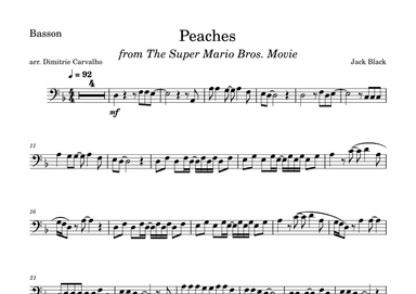 Peaches (arr. Dimitrie Carvalho)