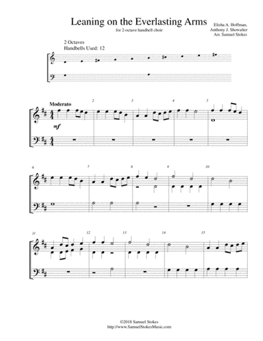 Leaning on the Everlasting Arms - for 2-octave handbell choir (arr. Samuel Stokes)