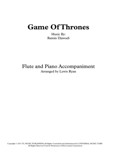 Game Of Thrones (arr. Lewis Ryan)
