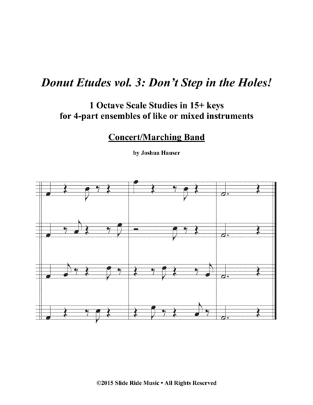 Donut Etudes vol. 3: Don’t Step in the Holes! – Band