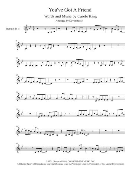 You've Got A Friend (arr. Kevin Busse)