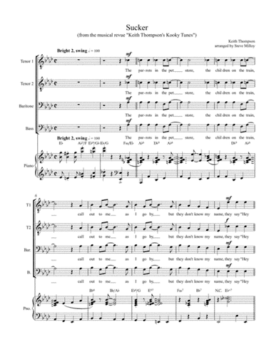 Sucker (from Keith Thompson's "Kooky Tunes")