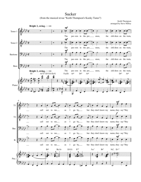 Sucker (from Keith Thompson's "Kooky Tunes")