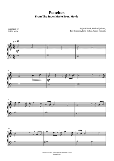 Peaches (arr. Valdir Maia)