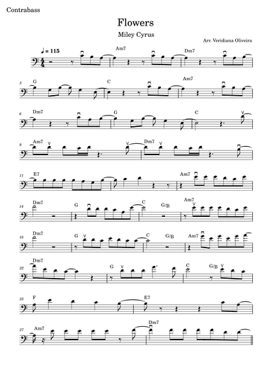 Flowers (arr. Veridiana Oliveira)