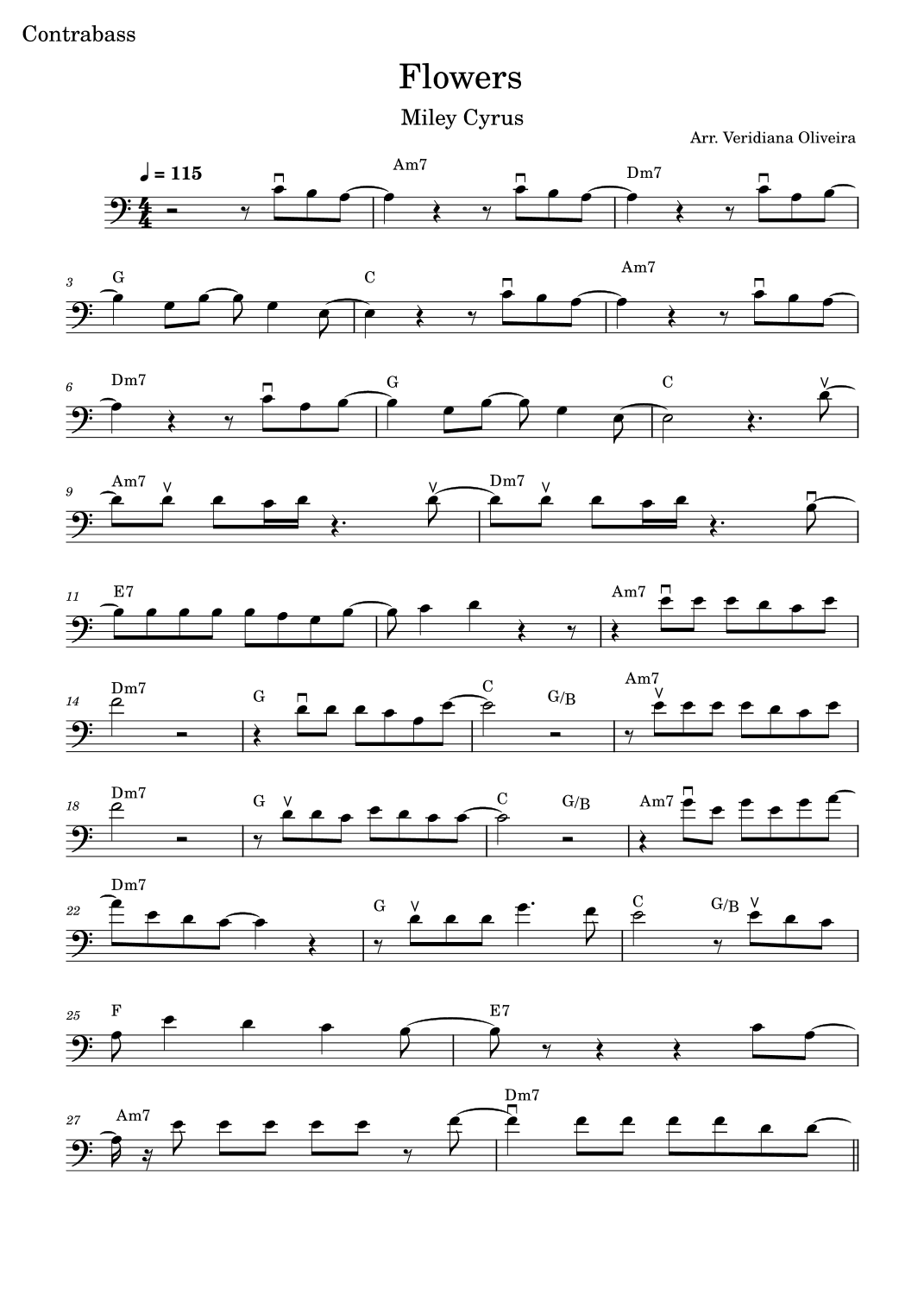 Flowers (arr. Veridiana Oliveira)