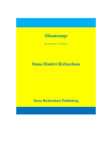 Moonsongs for soprano and piano
