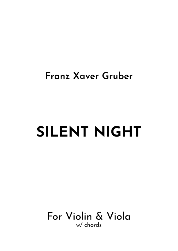 Silent Night (arr. Jireh J.)